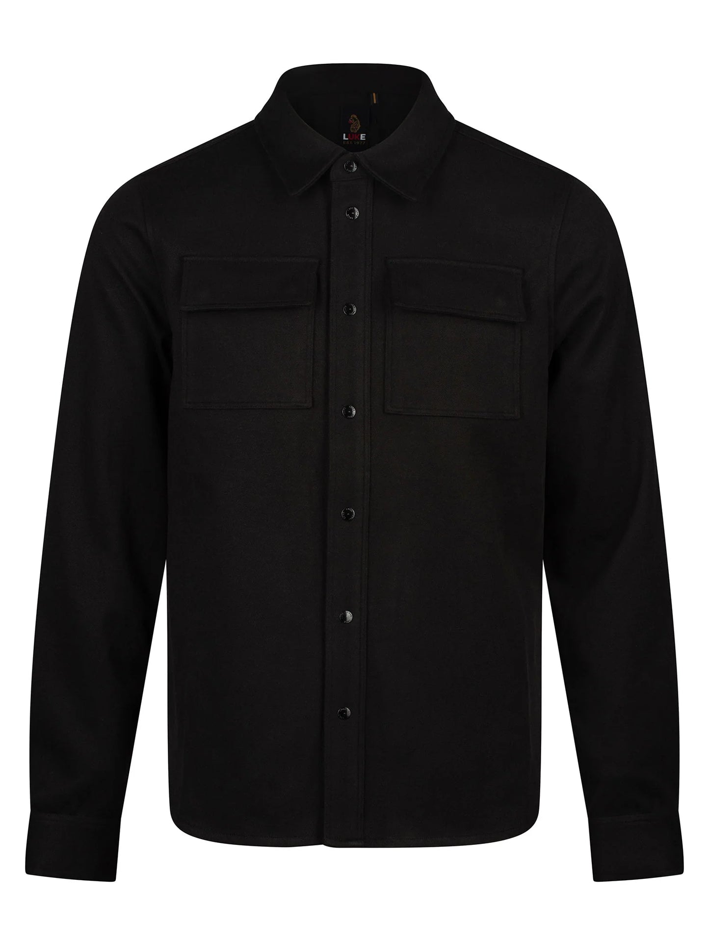 LUKE 1977 - Ettrick Overshirt | Black - M780950
