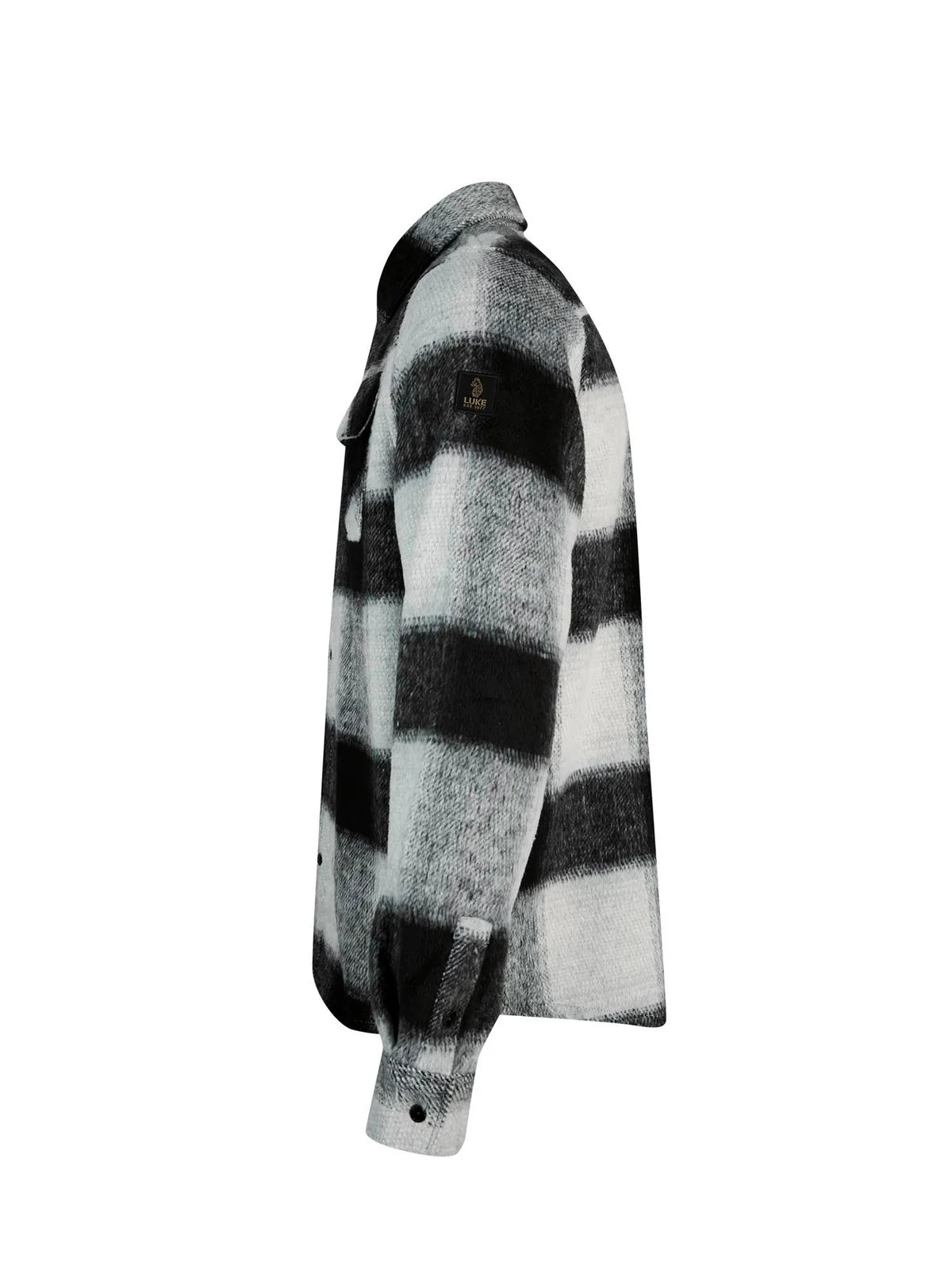 LUKE ETTTRICK OVERSHIRT - UTILITY | CHARCOAL CHECKERED - M780950