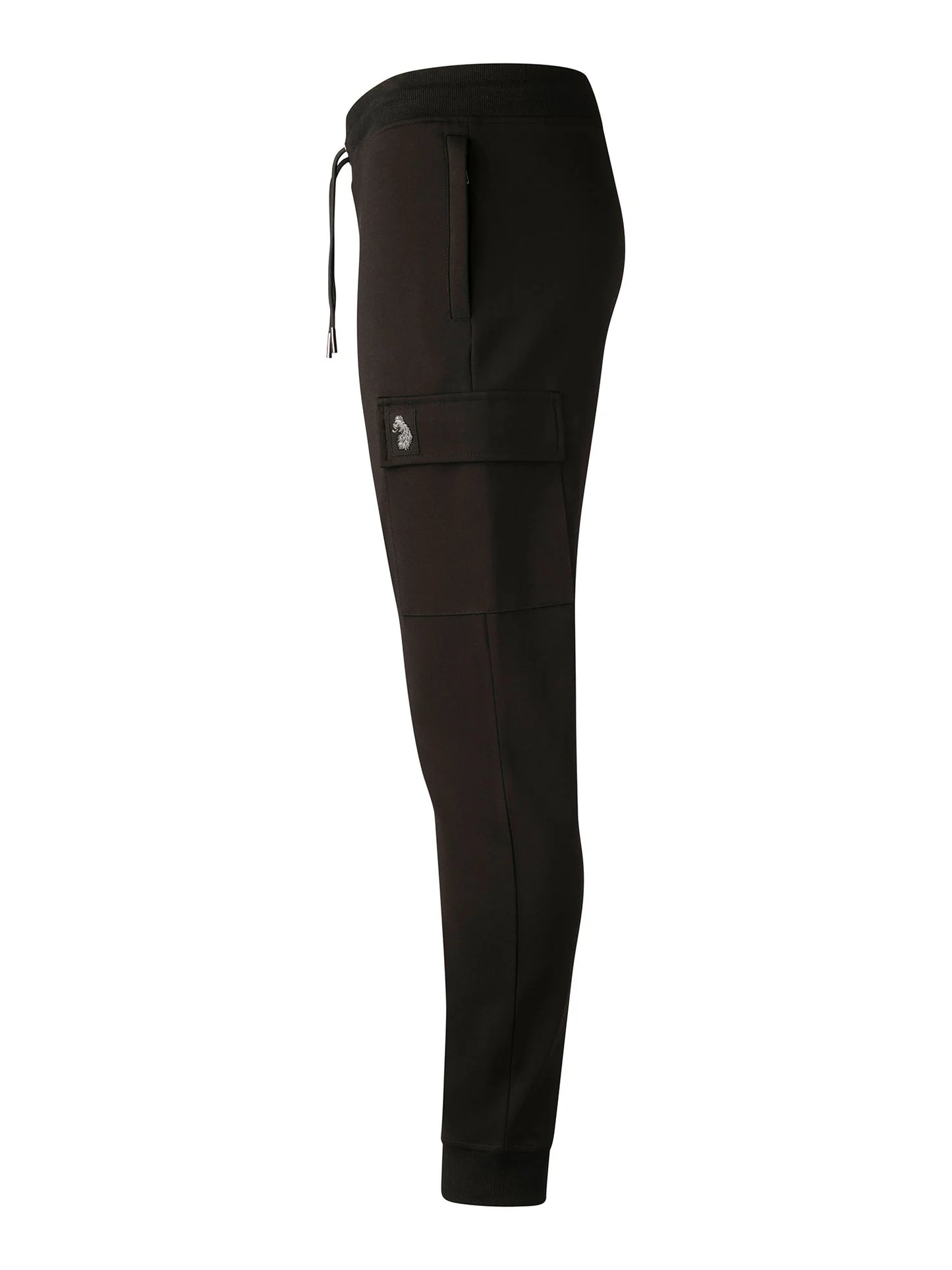 LUKE 1977 Rooted Felt Badge Joggers - 365GSM / Black - M790306
