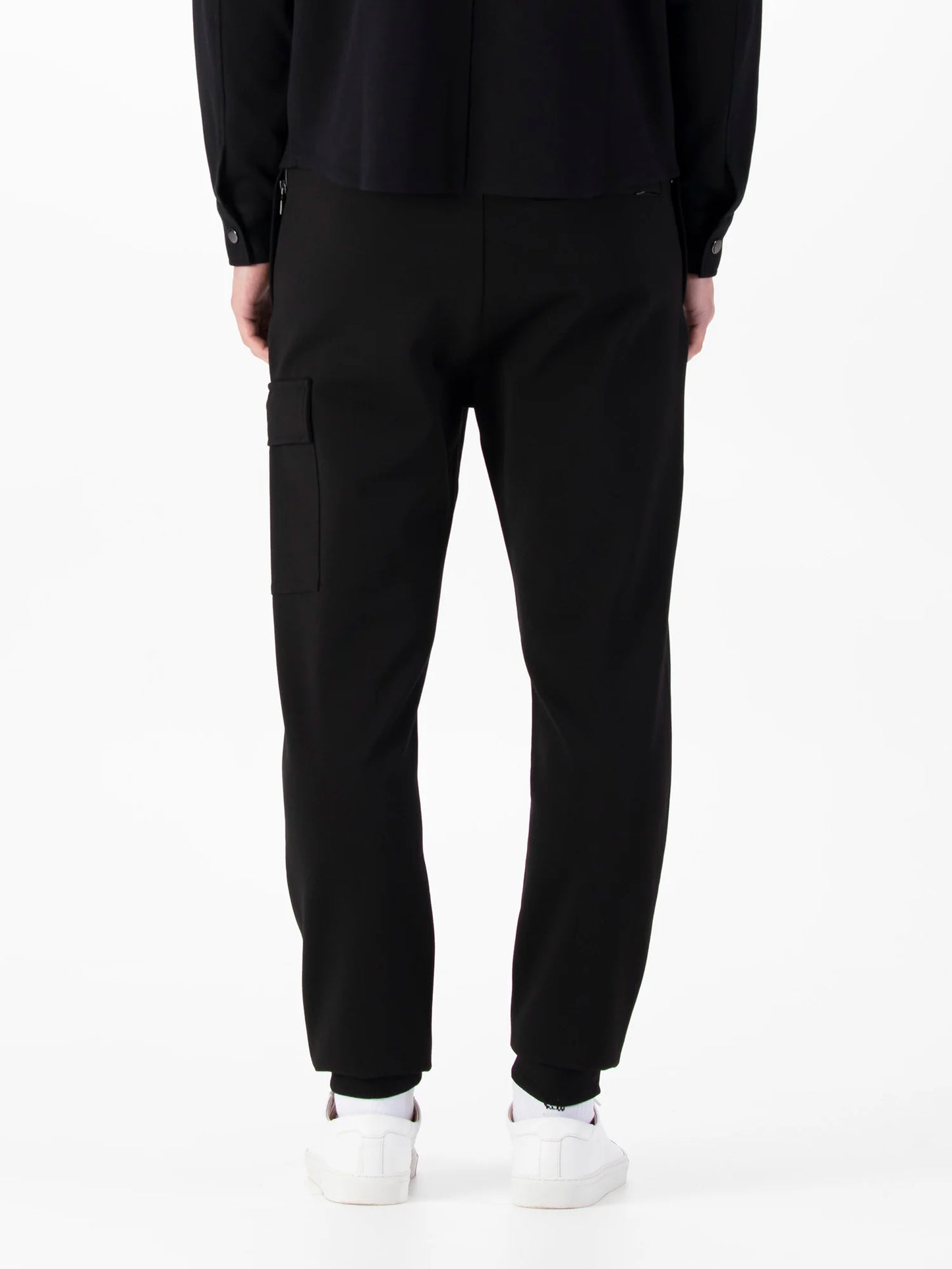 LUKE 1977 Rooted Felt Badge Joggers - 365GSM / Black - M790306