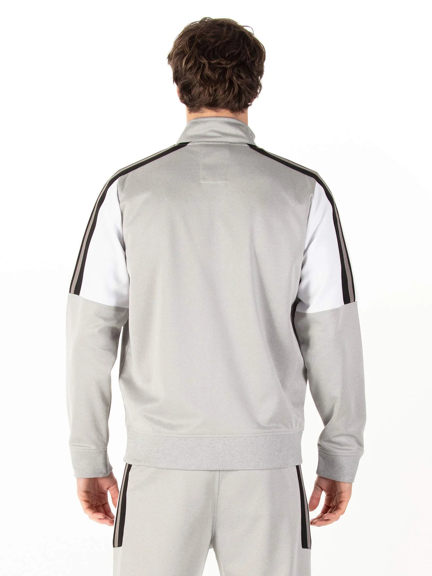 LUKE 1977 Redwood Zip Through Sweat - 310gsm / Mid Mrl Grey - M790358