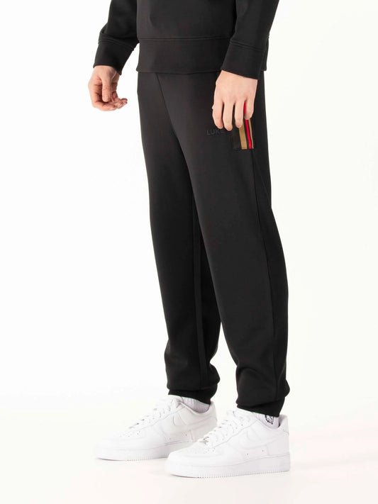 LUKE 1977 Congo Cuffed Joggers - 310gsm / Black - M790359