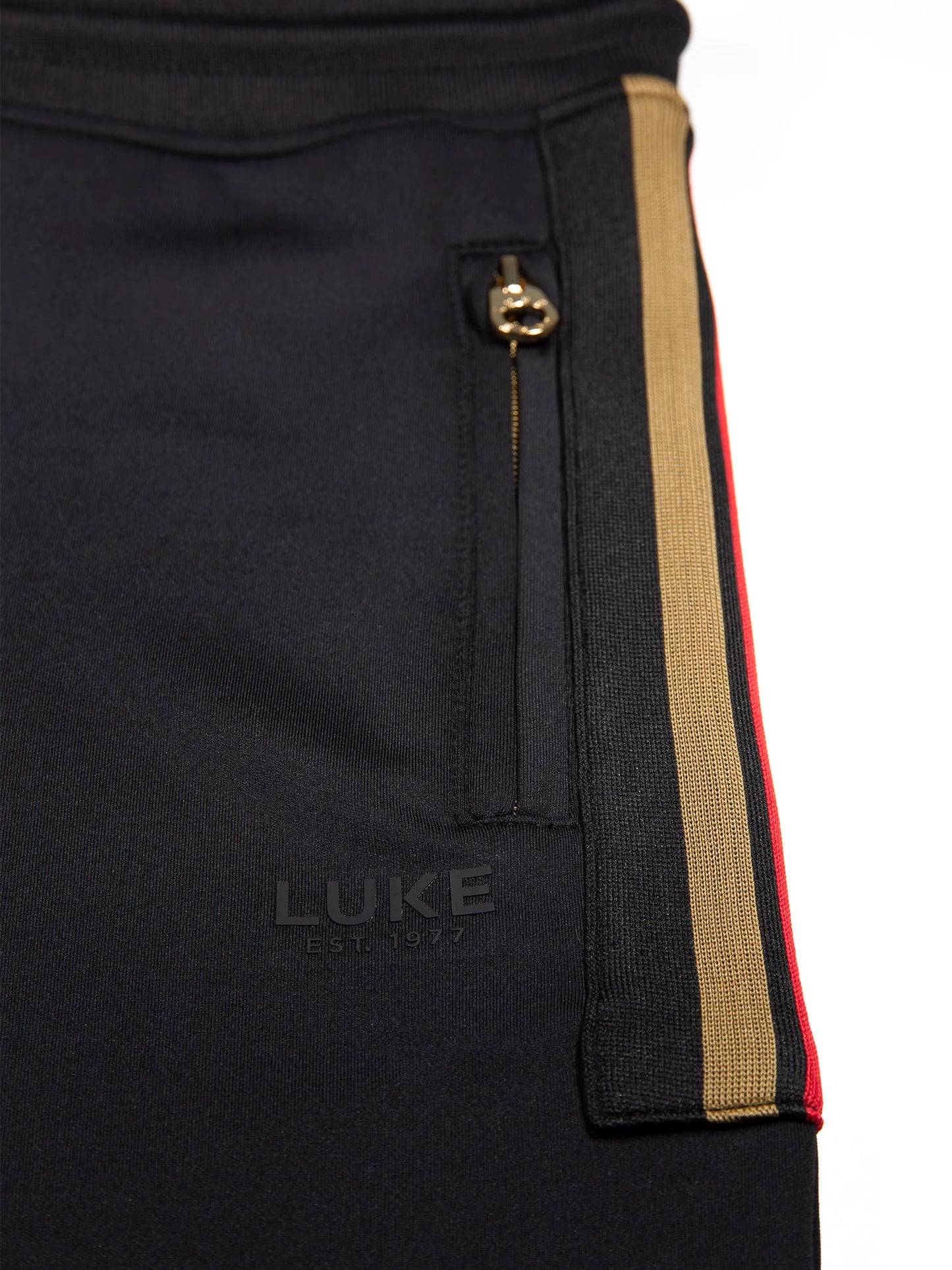 LUKE 1977 Congo Cuffed Joggers - 310gsm / Black - M790359