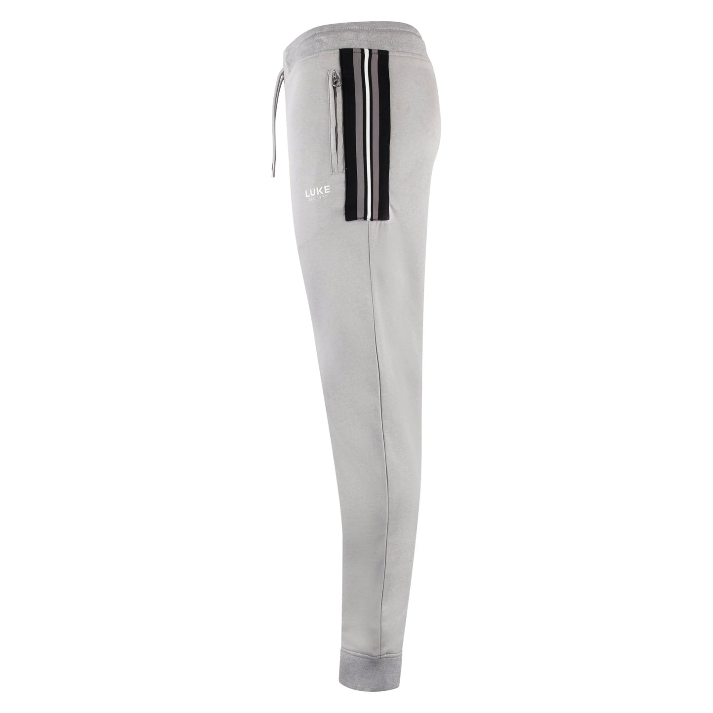LUKE 1977 Congo Cuffed Joggers - 310gsm / Mid Mrl Grey - M790359