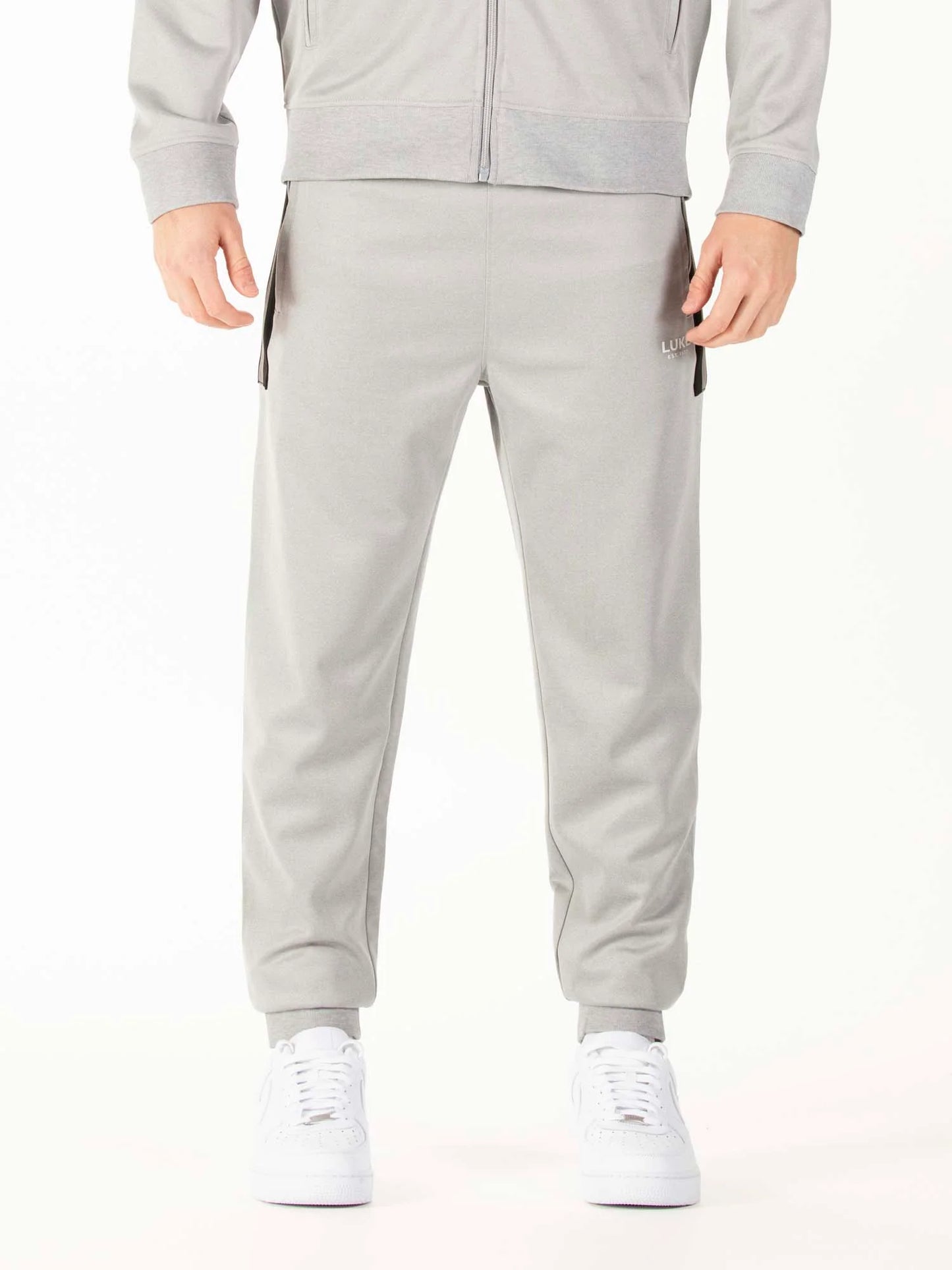 LUKE 1977 Congo Cuffed Joggers - 310gsm / Mid Mrl Grey - M790359