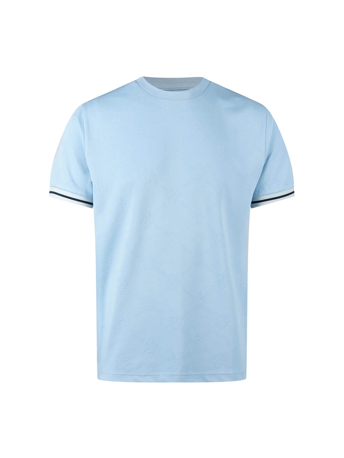 Luke Est 1977 Arriba Textured T-shirt | Sky Blue - M800166