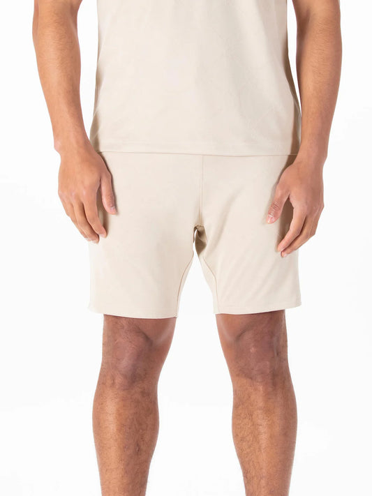 Luke Est 1977 Phoenix Textured Shorts | Dark Ecru - M801051
