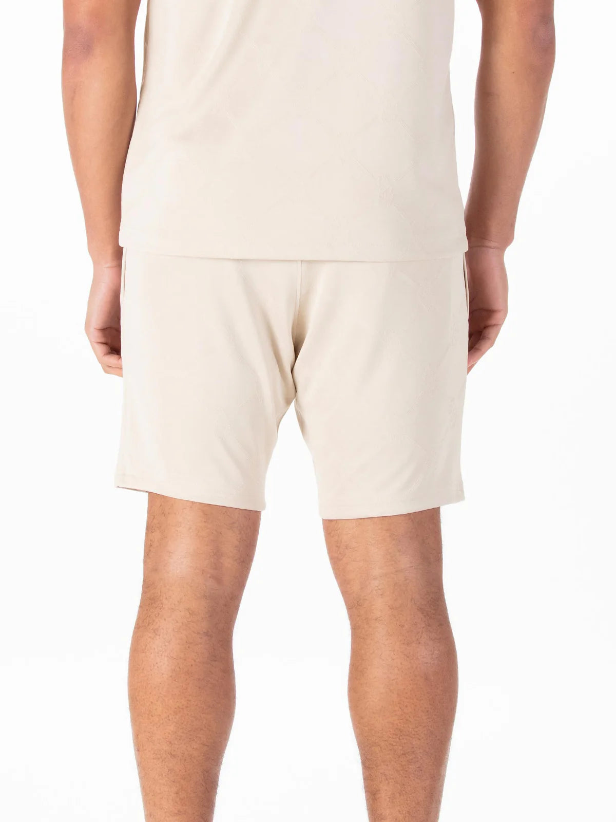 Luke Est 1977 Phoenix Textured Shorts | Dark Ecru - M801051