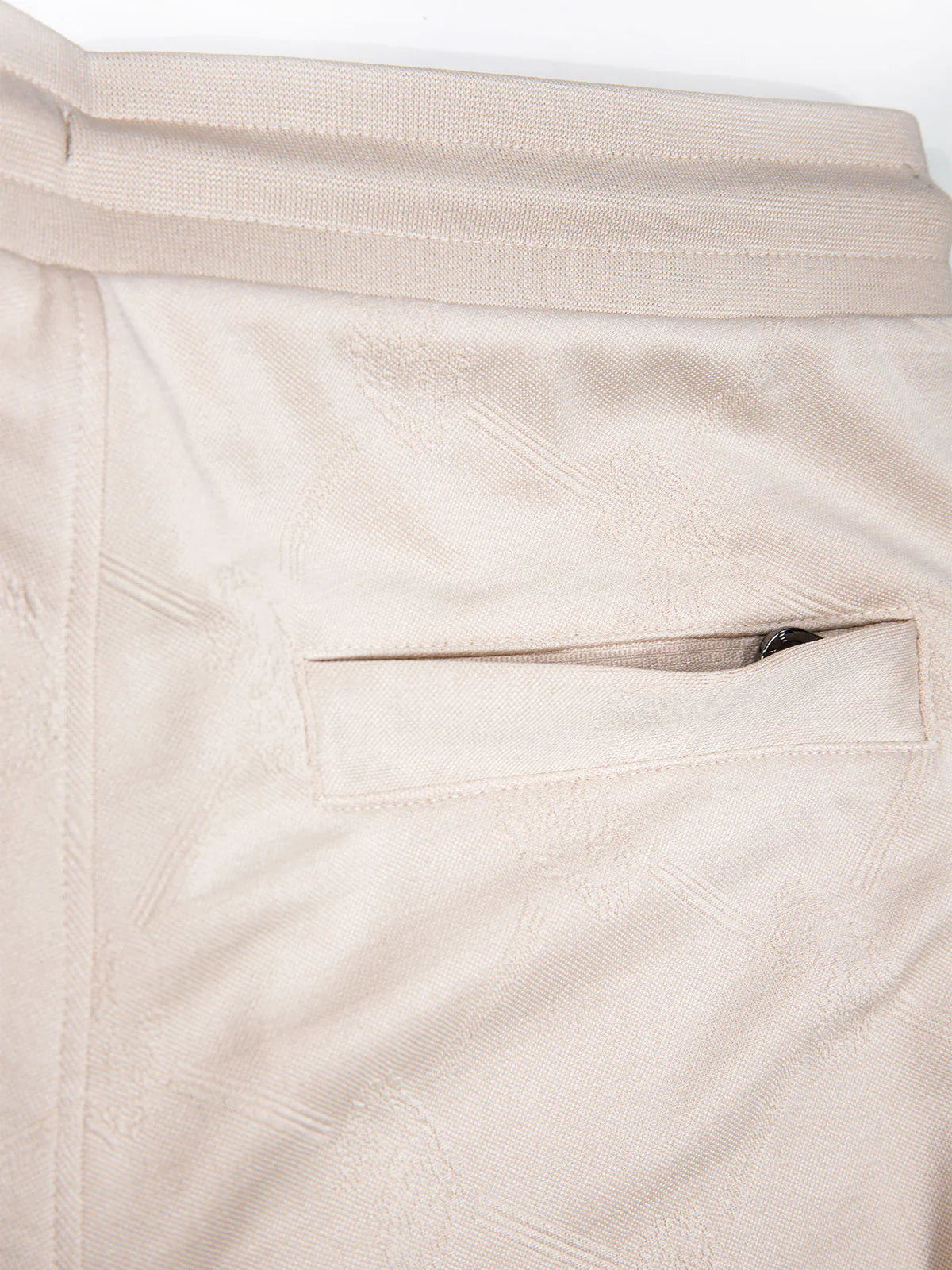 Luke Est 1977 Phoenix Textured Shorts | Dark Ecru - M801051