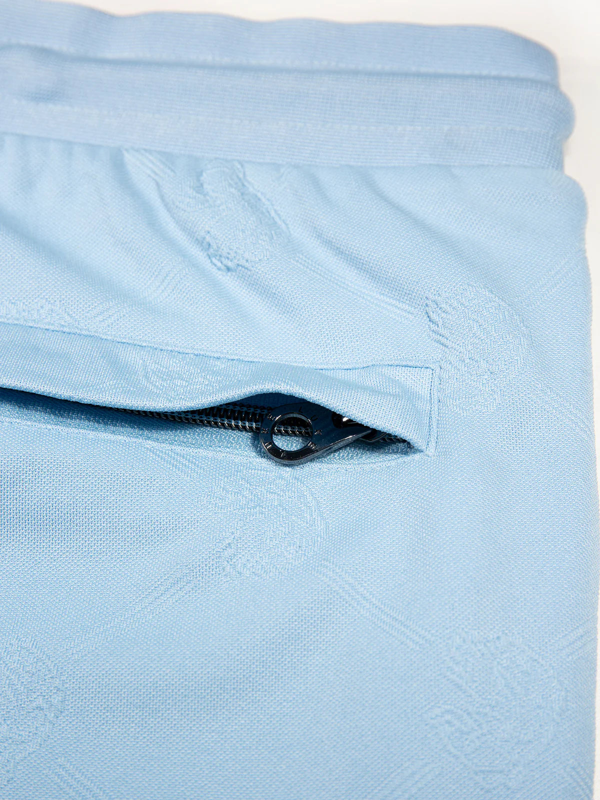 Luke Est 1977 Phoenix Textured Shorts | Sky Blue - M801051