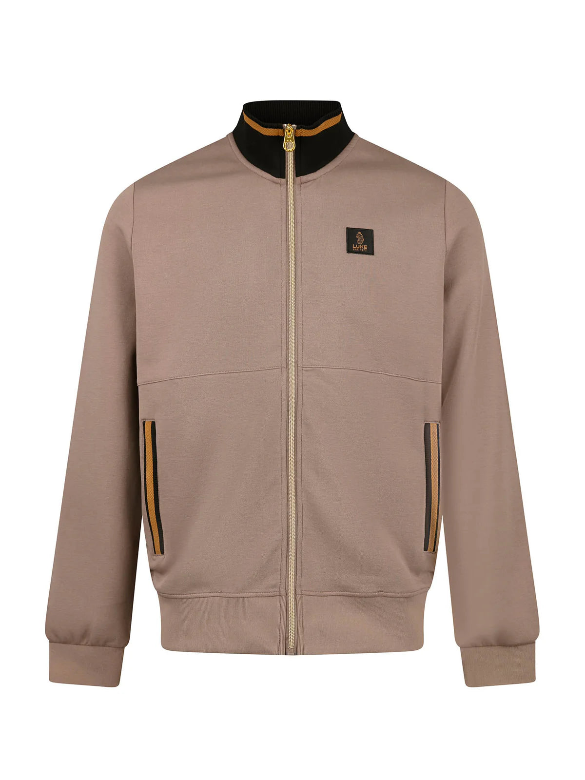 Luke Est 1977 Makati Zip Through Sweatshirt | Hardnut Gold - M810358