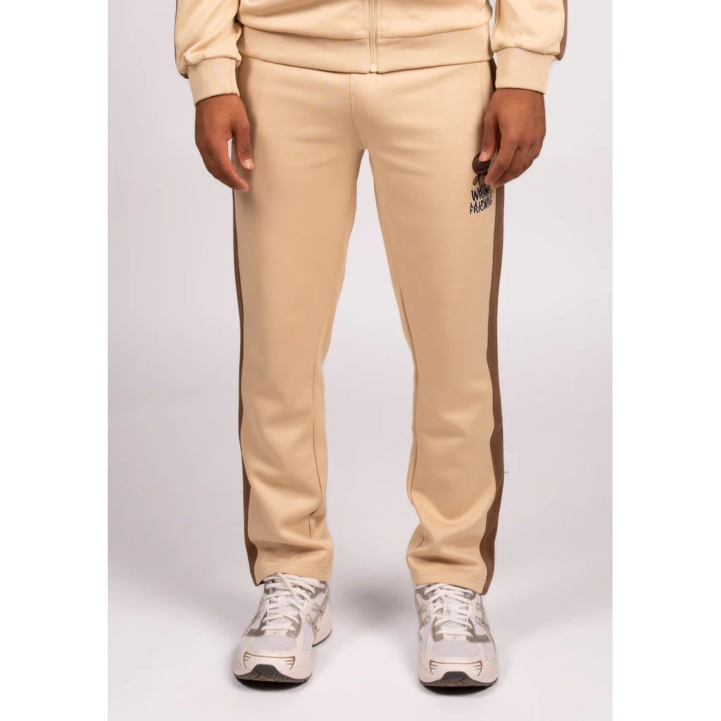 Wrong Friends Maupin Track Pants - Beige (WF1358)