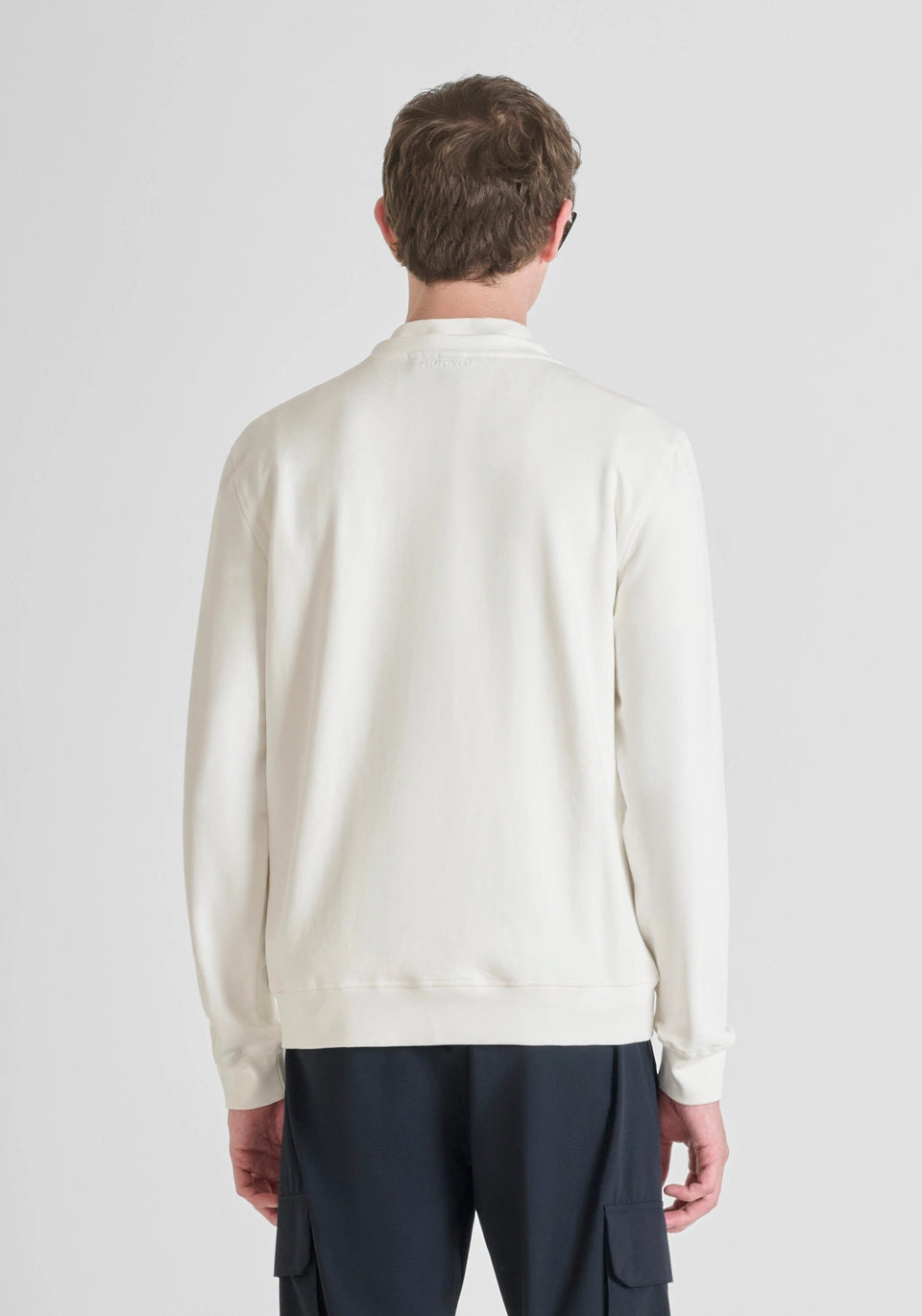 ANTONY MORATO - Tiger Print Crew Neck Sweatshirt | White - MMFL01088-FA150222-1011
