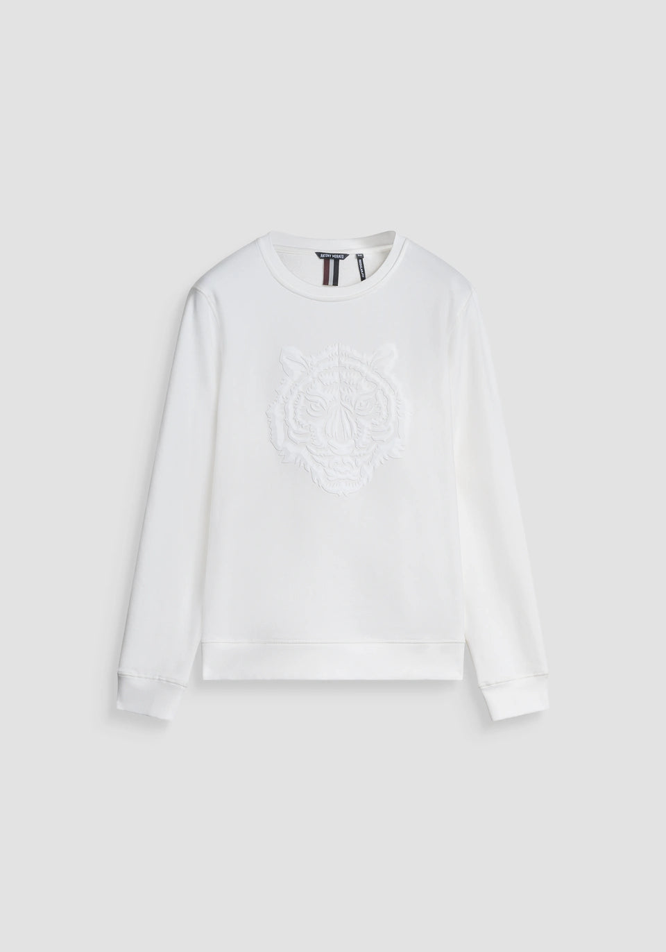 ANTONY MORATO - Tiger Print Crew Neck Sweatshirt | White - MMFL01088-FA150222-1011