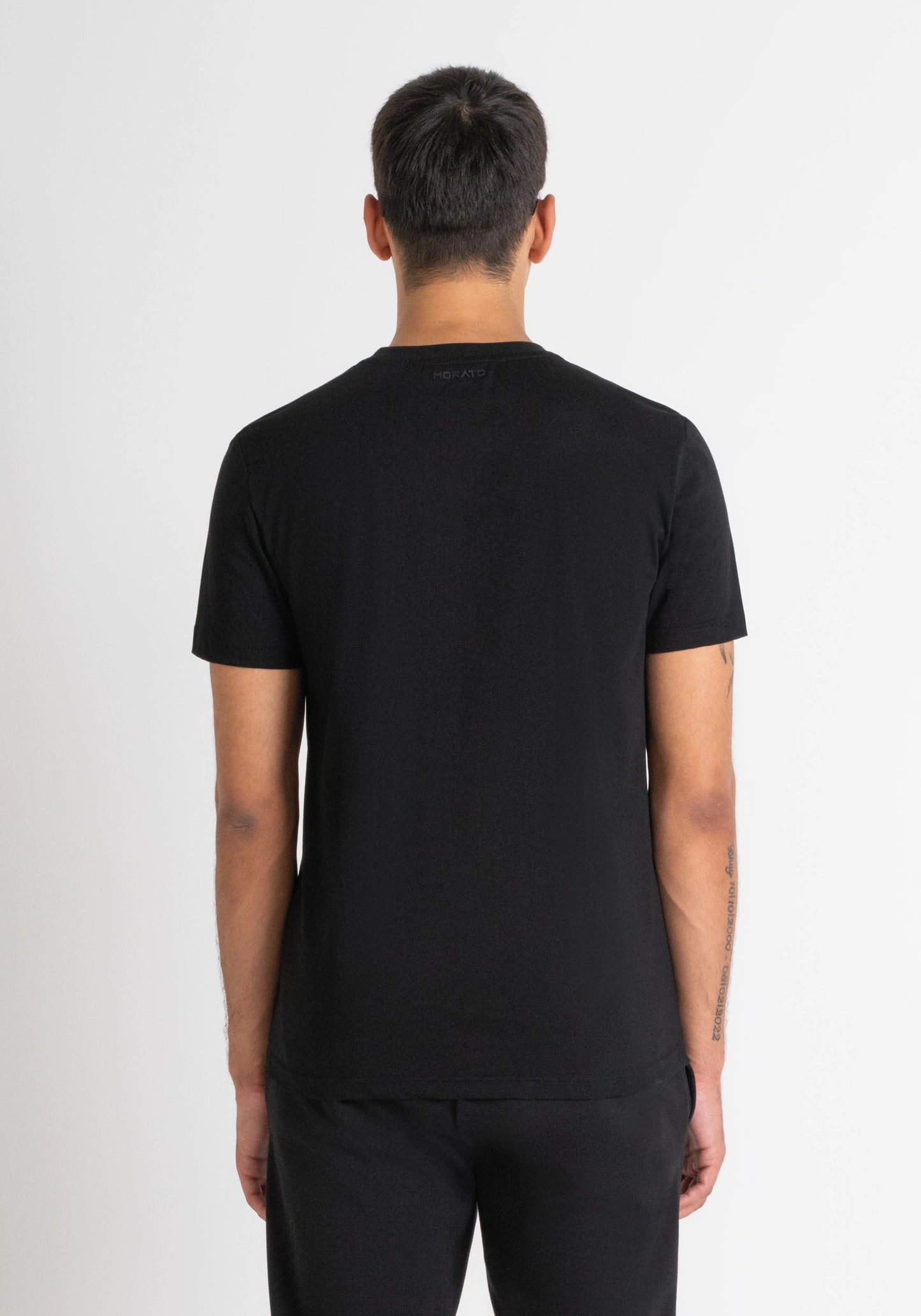 Antony Morato - Regular Fit T-Shirt Cotton Jersey  Panther Print | Black - MMKS 02429 - FA100144 (Copy)