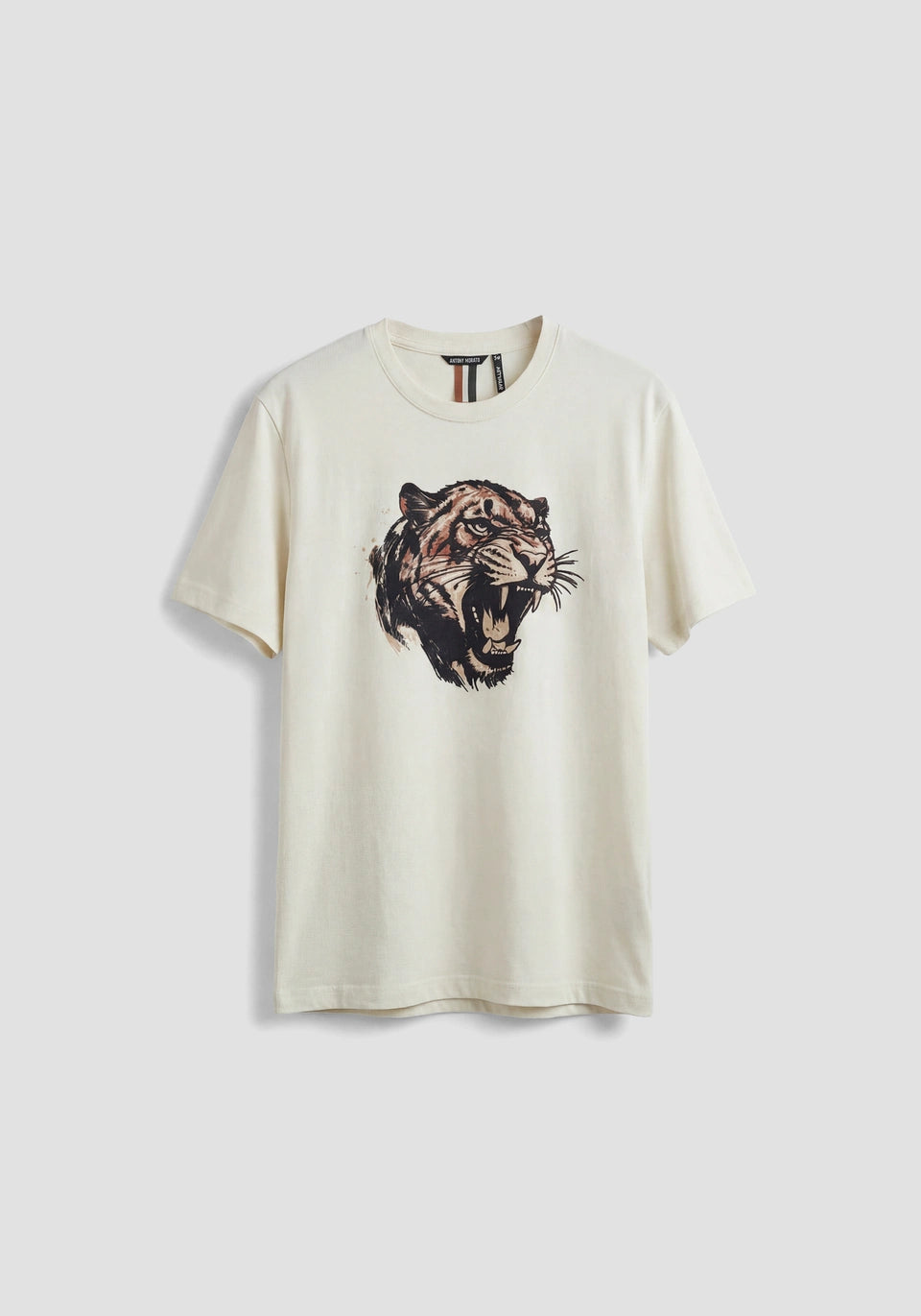 ANTONY MORATO - Regular Fit Cotton Jersey T-Shirt Print | Butter/Cream - MMKS02651-FA100144-1021