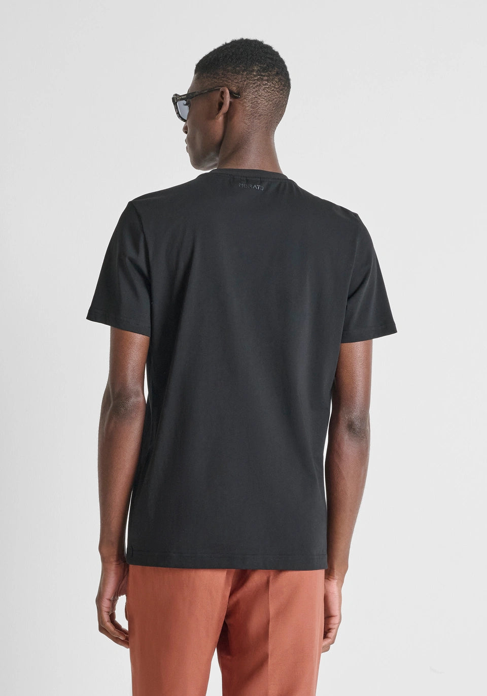 ANTONY MORATO - Regular Fit Cotton Jersey T-Shirt Print | Black - MMKS02651-FA100144-9000