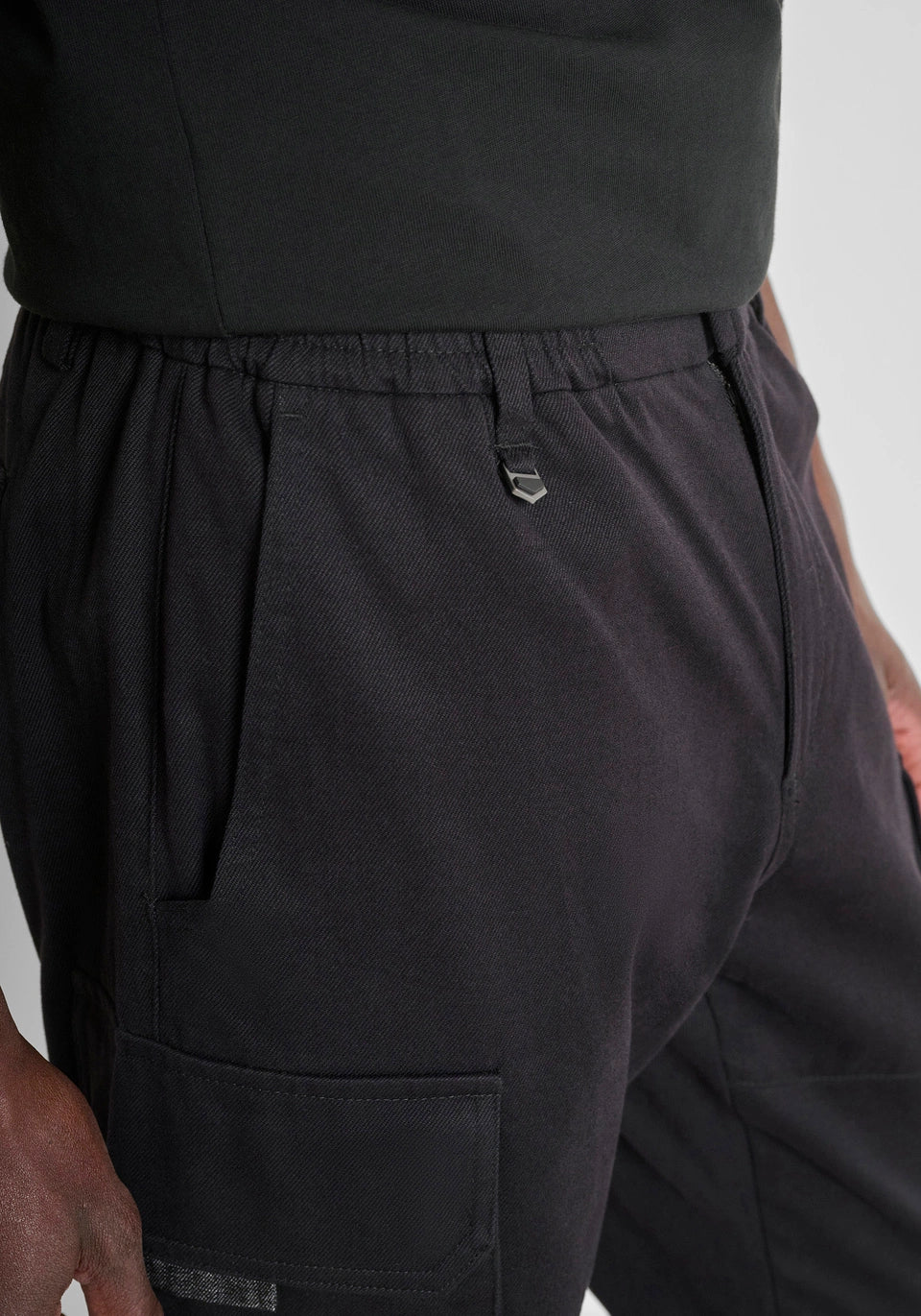 Antony Morato Regular Fit Elton - Cotton Cargo Pants | Black - MMTR00752-FA800191-9000