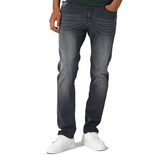 Clique Kara 883 Police Mattia Todd 993 regular fit jeans in refined grey, showing the front view with classic denim texture.