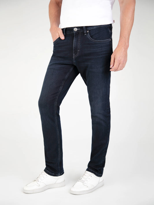 MISH MASH Tapered Fit - 19984 Mirage Blue Denim Jeans / Blue Black - 1984MIRbb