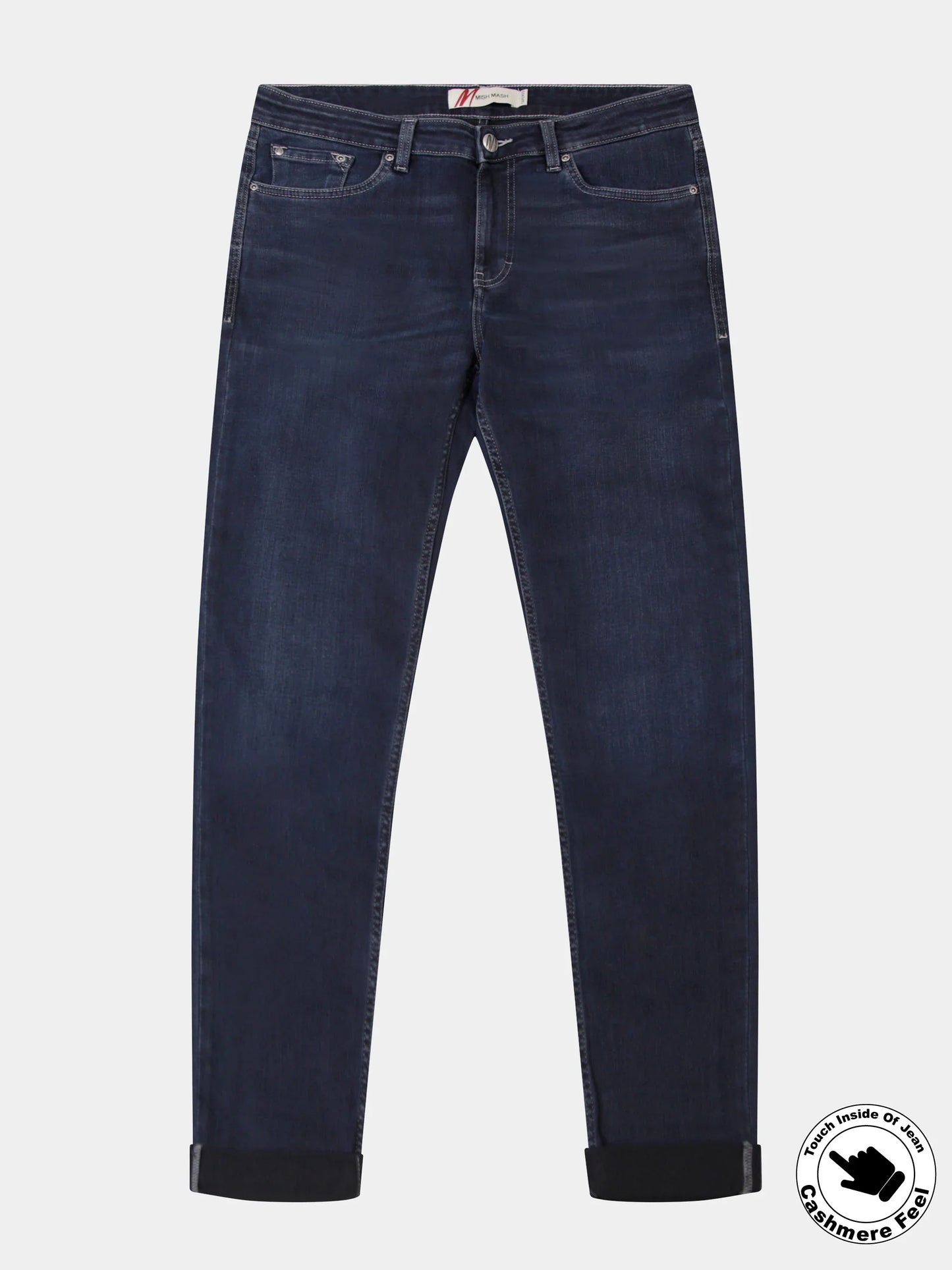 MISH MASH Tapered Fit - 19984 Mirage Blue Denim Jeans / Blue Black - 1984MIRbb