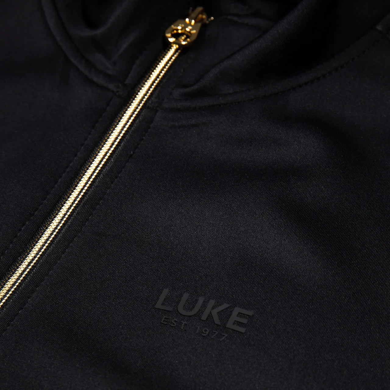 LUKE 1977 Redwood Zip Through Sweat - 310gsm / Black - M790358