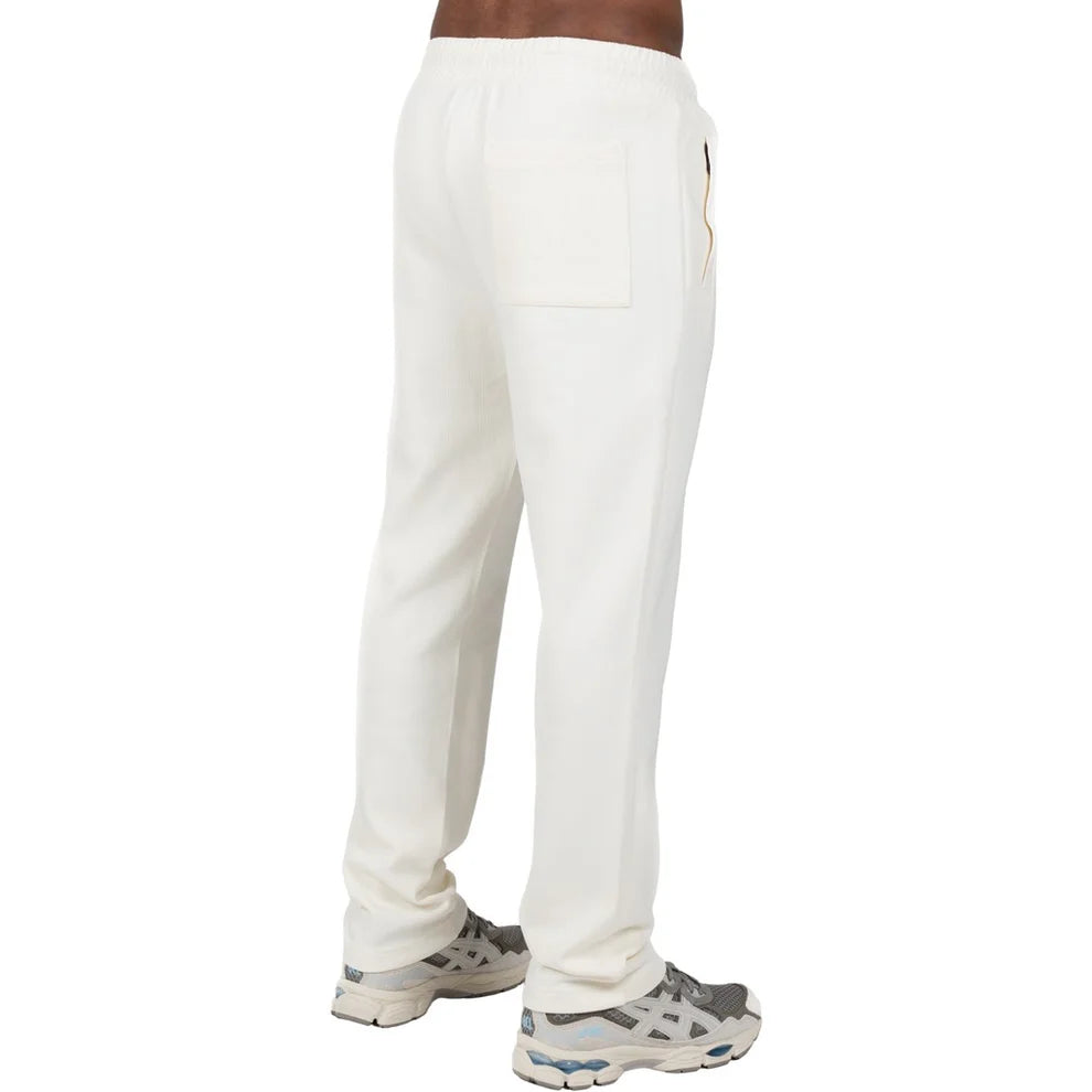 Clique Wrong Friends Simi Valley Jogger in beige and brown, shown as a cozy sweater with a relaxed fit and casual style.