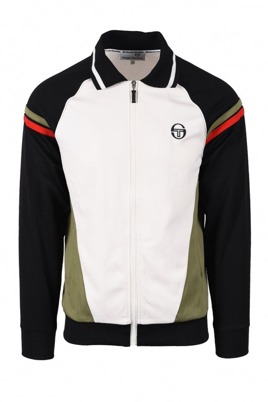 Sergio Tacchini New Ascot Track Top | Black/Gardenia - STM29519 -937