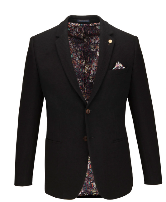 GUIDE London Modern Tailored Blazer Black - JK3557