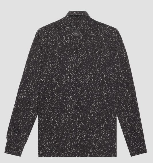 ANTONY MORATO Regular Straight Fit Long Sleeve Shirt Toronto | MMSL00614-FA430574 - Black 9000