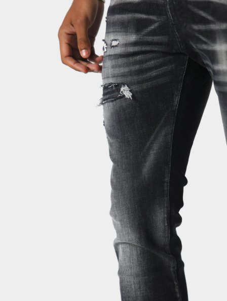 883 POLICE  Dino Slim Fit Jeans - Wash Todd - 985 - 110126