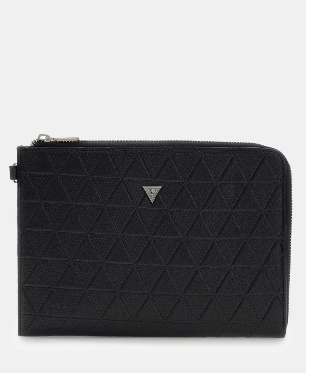 GUESS Torino Logo Clutch | Black -  PMTOTEP6135 - BLA