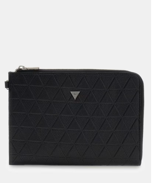 GUESS Torino Logo Clutch | Black -  PMTOTEP6135 - BLA