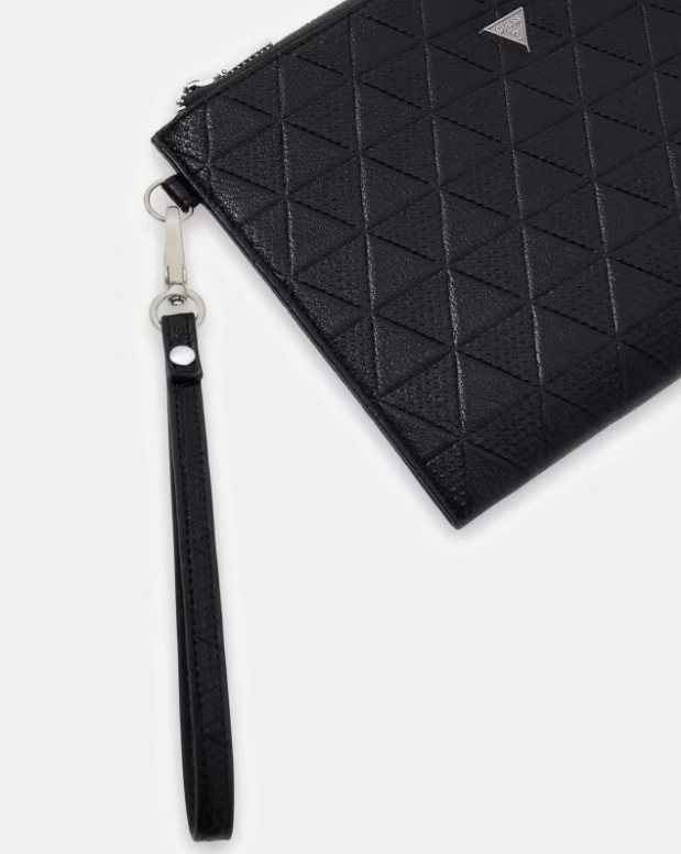 GUESS Torino Logo Clutch | Black -  PMTOTEP6135 - BLA