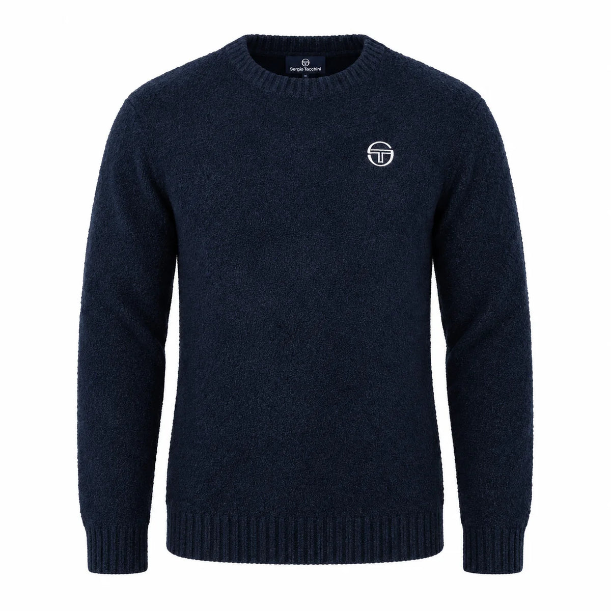 Sergio Tacchini  Caputo Crew Neck Knitted Jumper Maritime Blue STM21336-225
