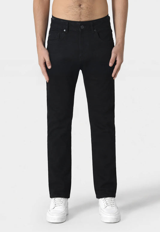 Black Todd 960 Mattia regular fit jeans by Clique Kara, featuring classic denim style and detailed stitching.