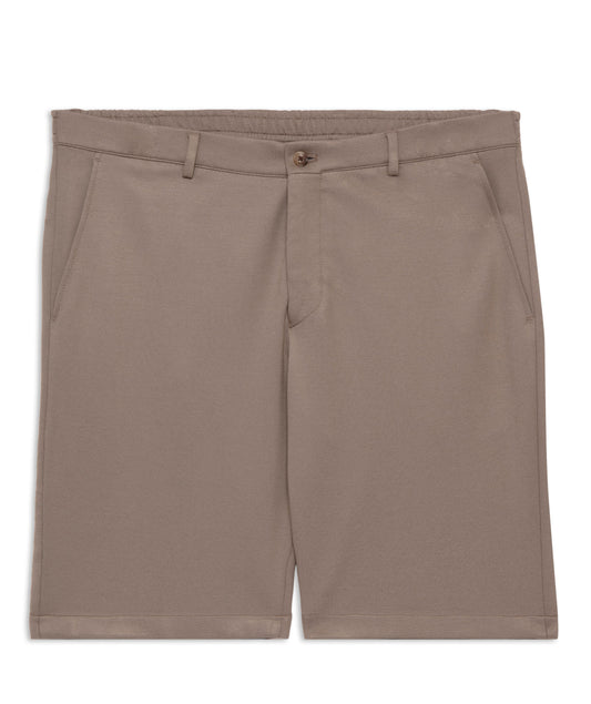 GUIDE London - Stretch Jersey Elasticated Waist Tailored Shorts |  Sage - TR1708