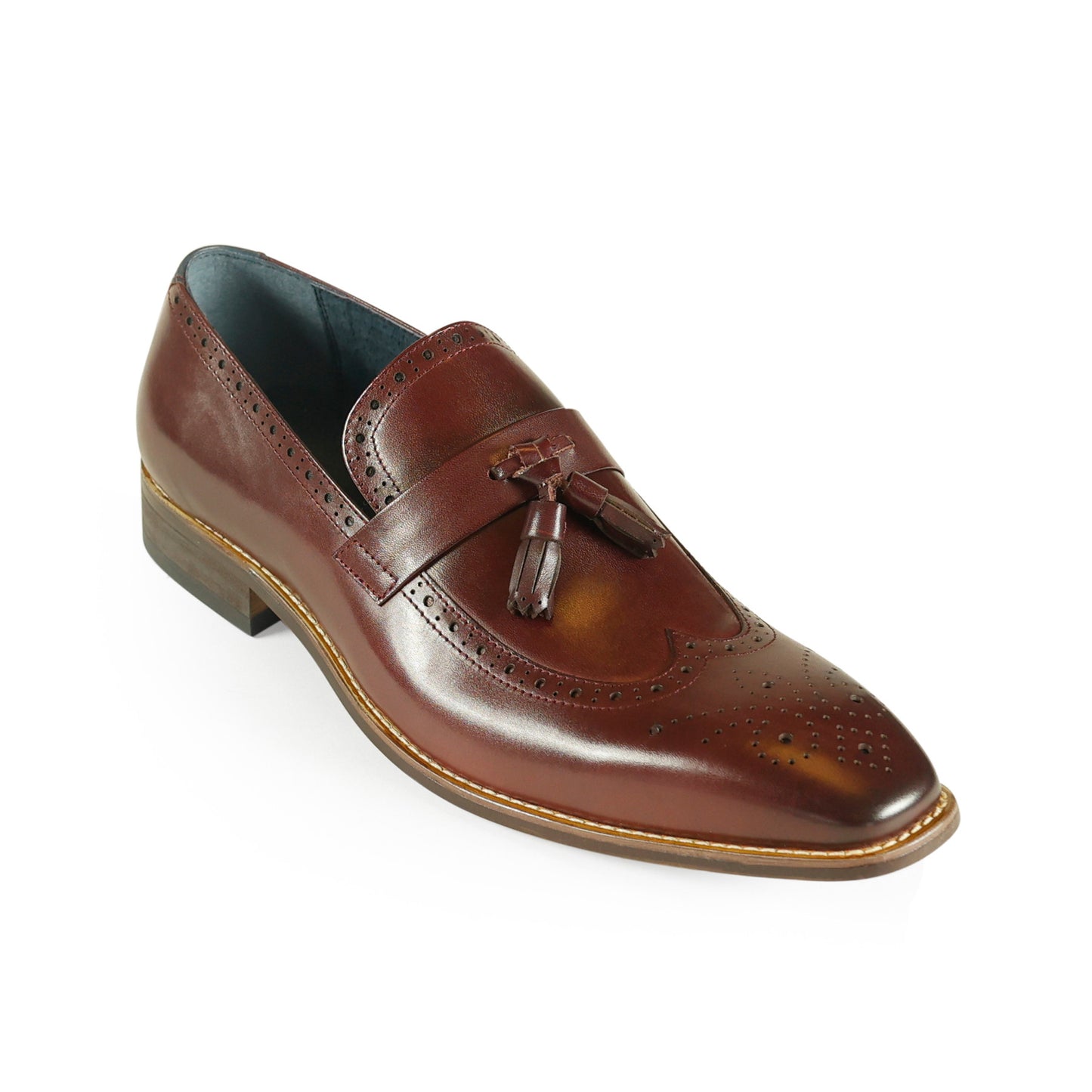 AZOR La Mode - Tuscany Tassel Loafer  | Burgundy