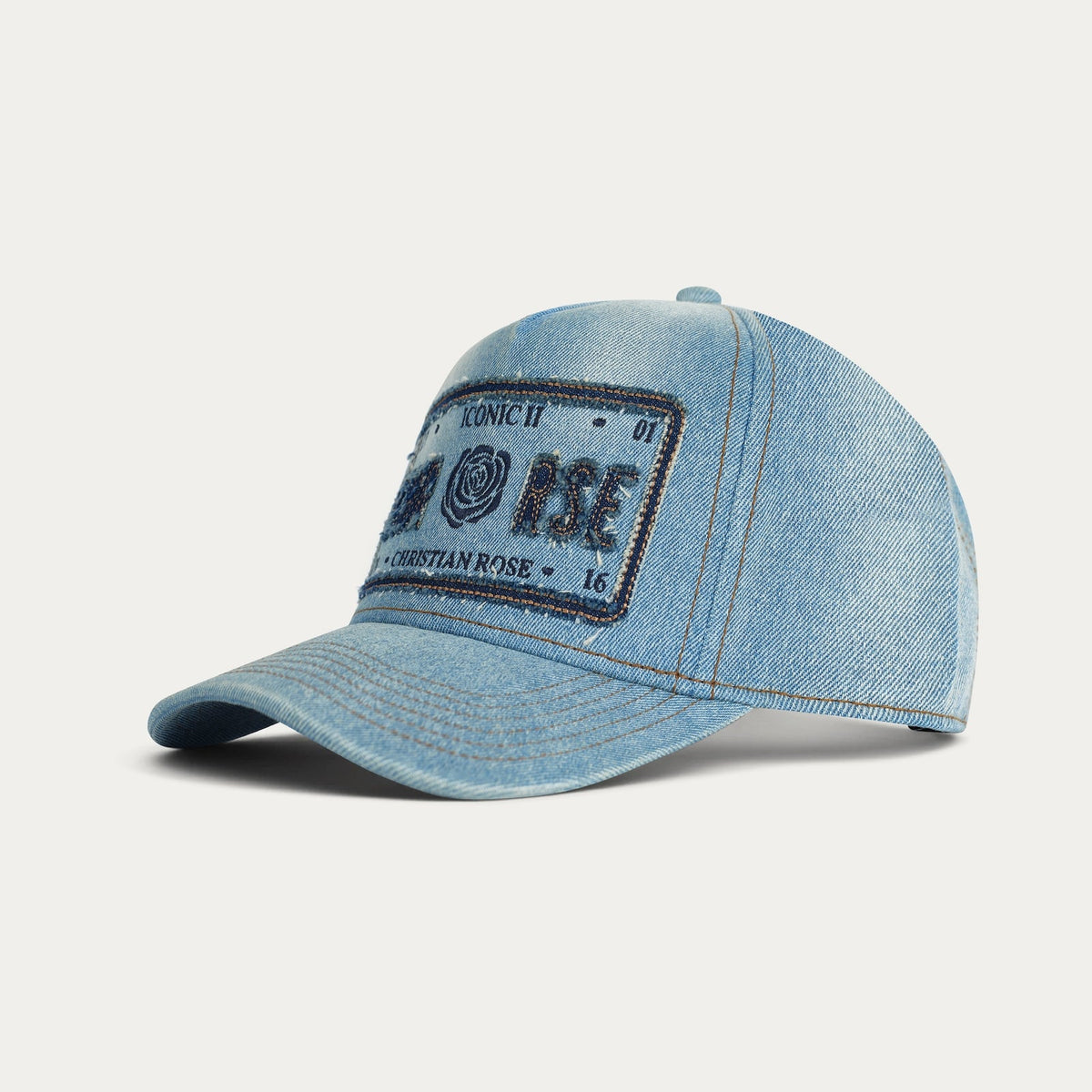 Christian Rose | Denim Iconic II Cap — Denim (CR066D)