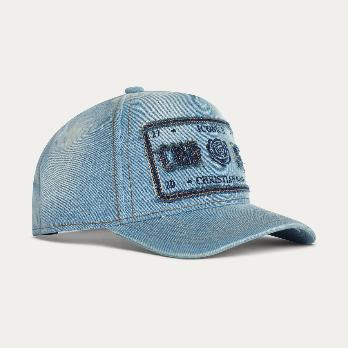 Christian Rose | Denim Iconic II Cap — Denim (CR066D)