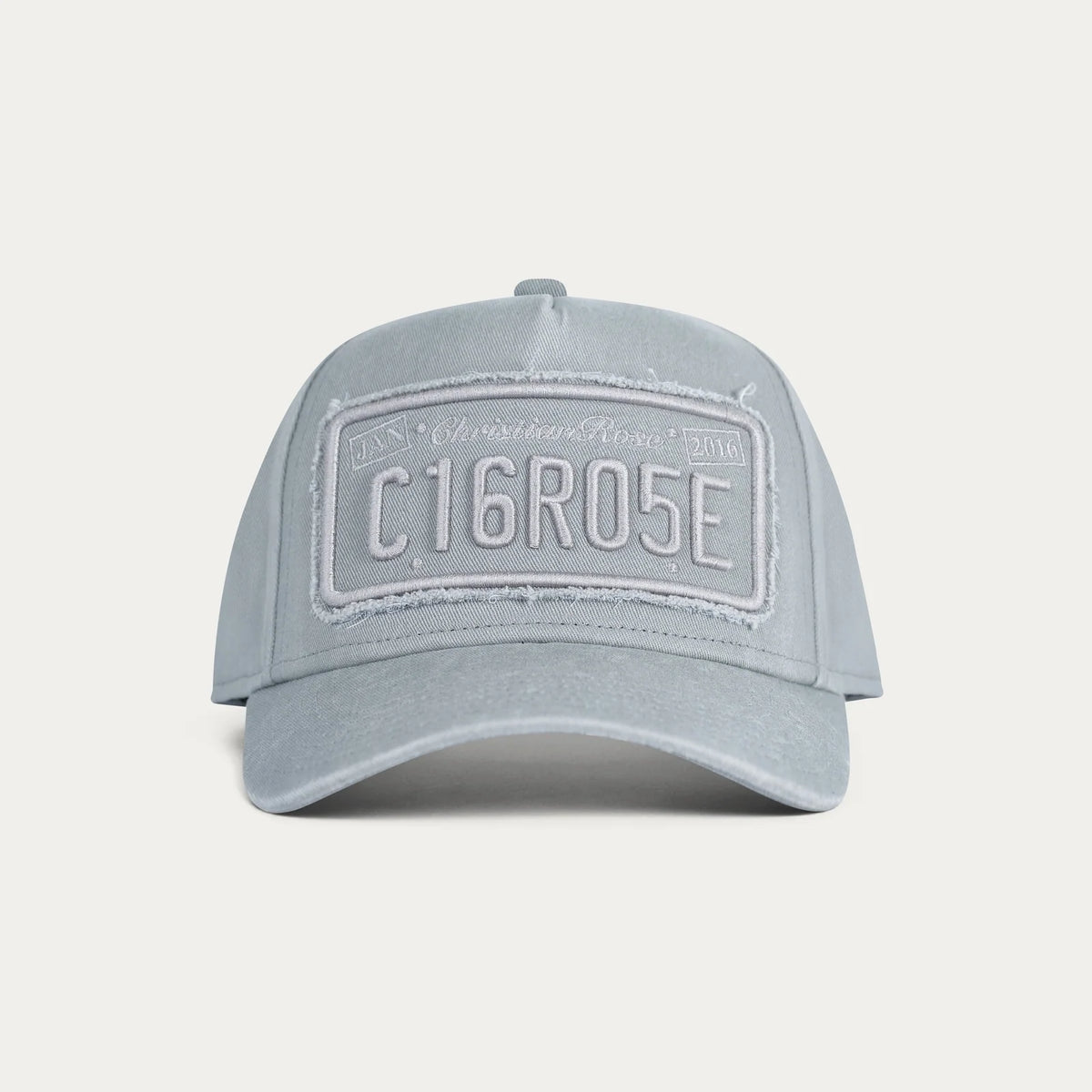 Christian Rose | Washed Private Plate Cap — Grey (CR058G)