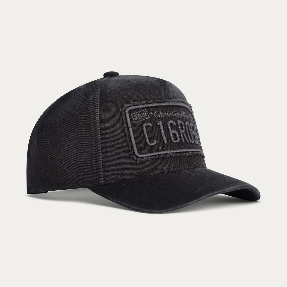 Christian Rose | Washed Private Plate Cap — Black (CR058BB)