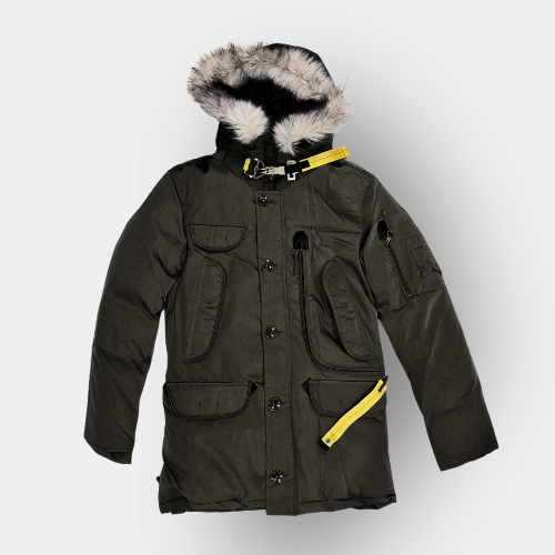 NYVC - Clip Detail Parka | Black- NYVC-PARBLK-1