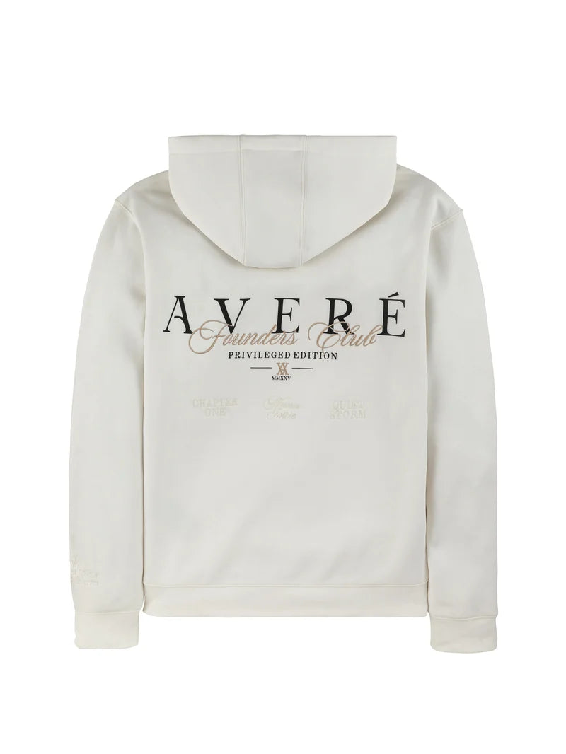 VELINO SIGNATURE WHITE HOODIE - SIGNATURE | WHITE - AVERE-VEL-WHT