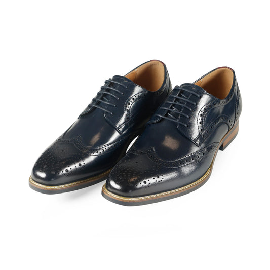 Azor - Venezia Brogue | Navy - ZM3849