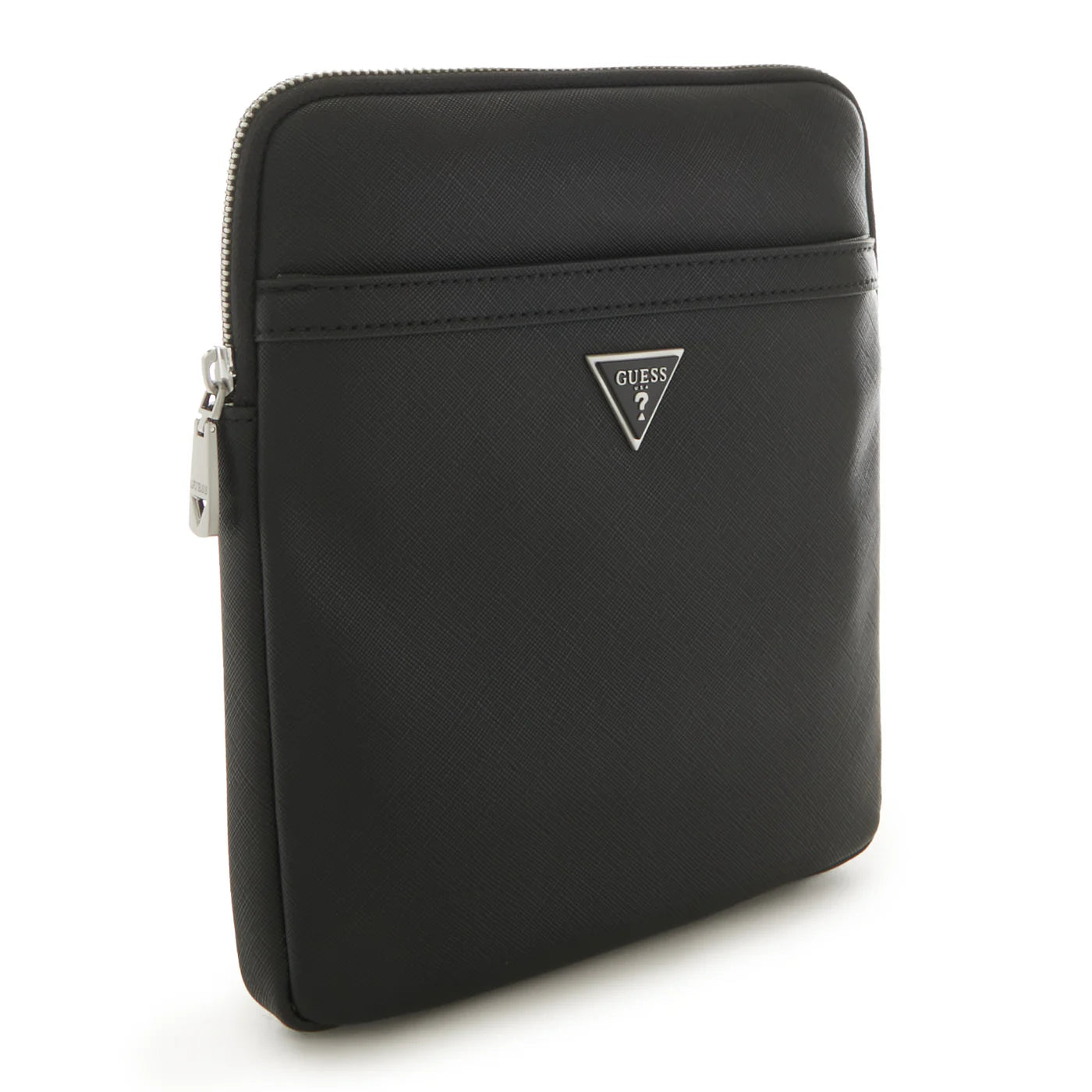 Certosa Saffiano Smart Crossbody Bag | Black - HMECSA P3123 BLA