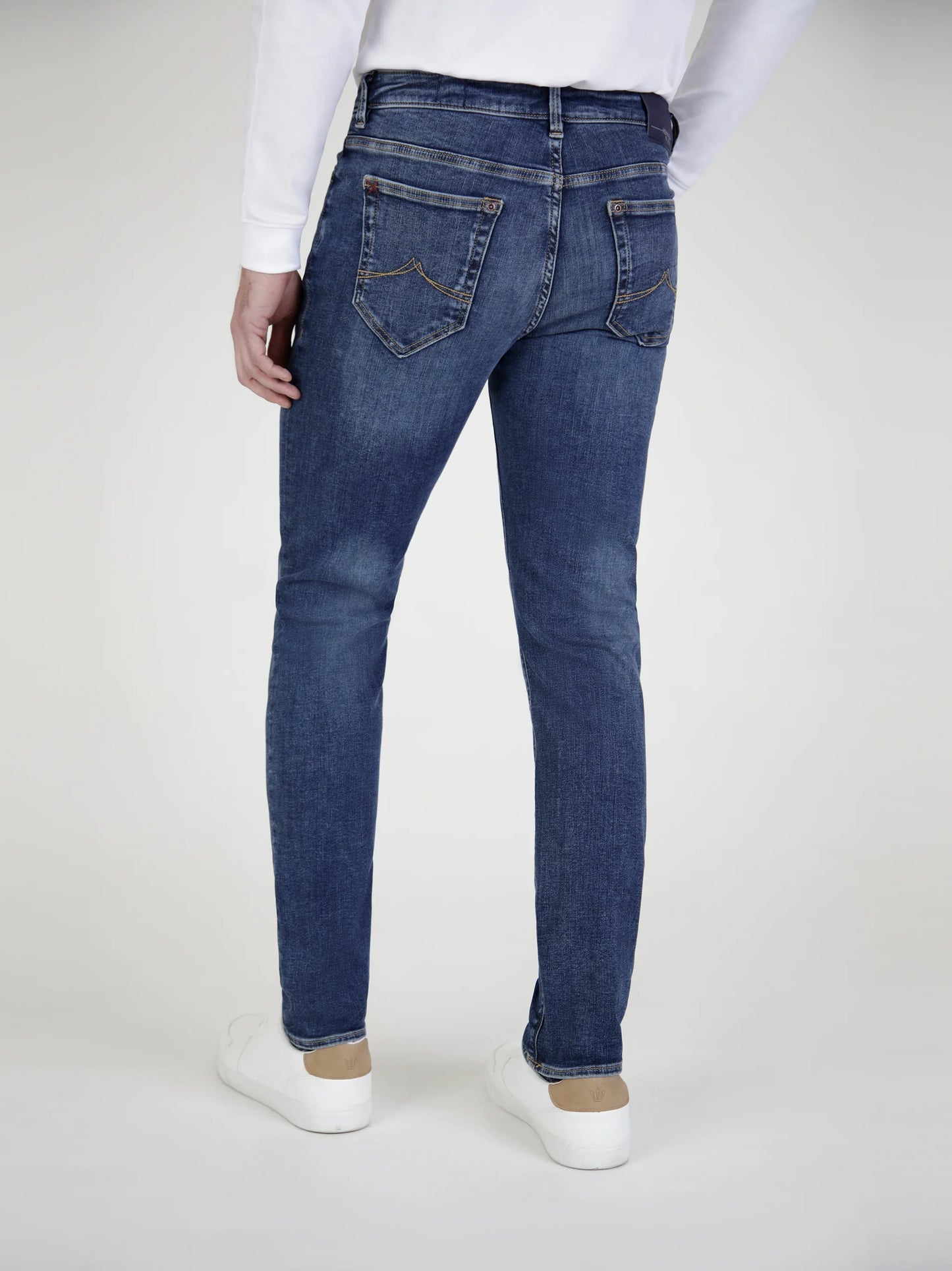 MISH MASH Tapered Fit - Flex Active Mid Denim Jean / Mid Blue - DK231293