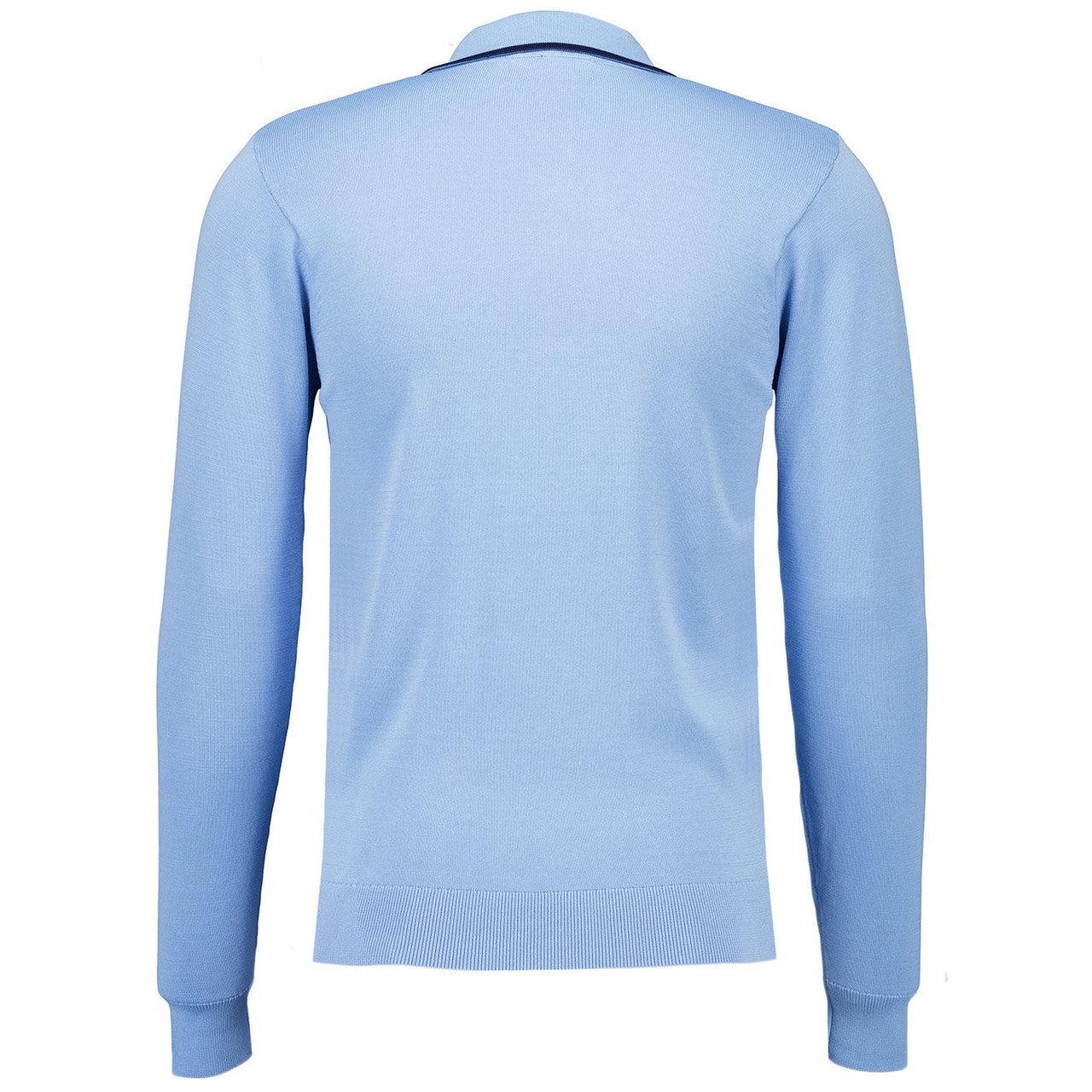 Gabicci Darron - Archive Long Sleeve Knitted Polo | Iceberg - V55GM25