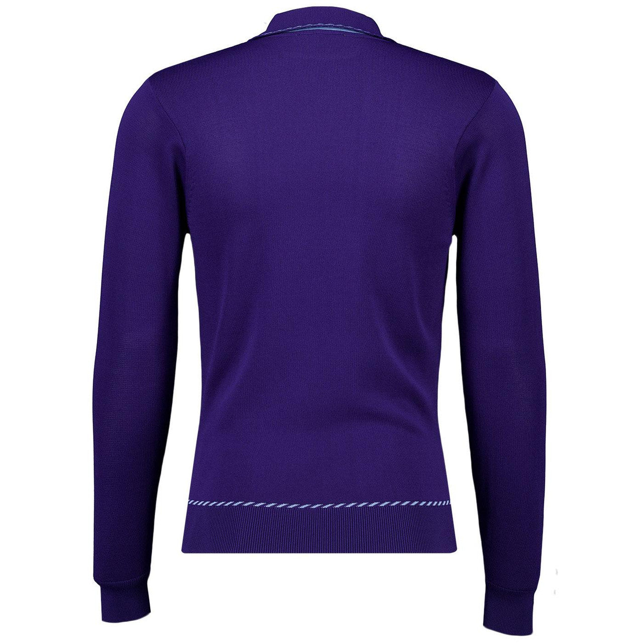 Gabicci Kiki - Archive Long Sleeve Knitted Polo | Atlantic - V55GM23