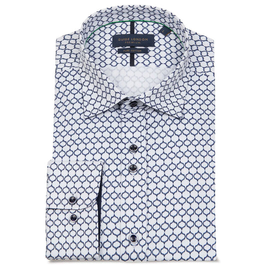 GUIDE LONDON Long-sleeve shirt | Navy - LS76853